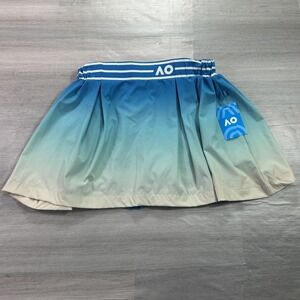 NEW AO Australian Open Tennis Skort Womens Small Blue Gradient Ombré Active
